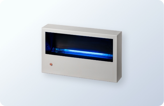 UV-C 壁直付形殺菌灯 \n(英光ライティング株式会社製)